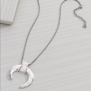 Silpada Sterling Silver Crescent Pendant Necklace